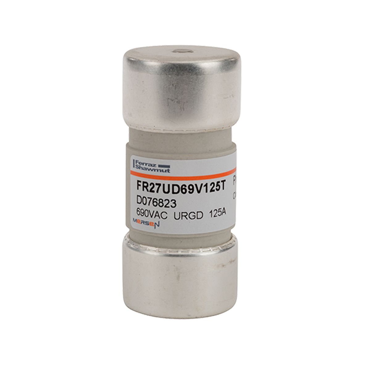 D076823 - Size 27x60 aR (URGD) 600 to 690VAC with trip-indicator aR 125 A 690VAC
